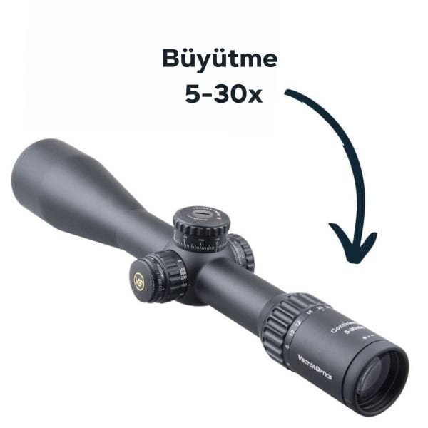 Vector Optics 34mm Continental 5-30x56FFP Tüfek Dürbünü SCFF-30