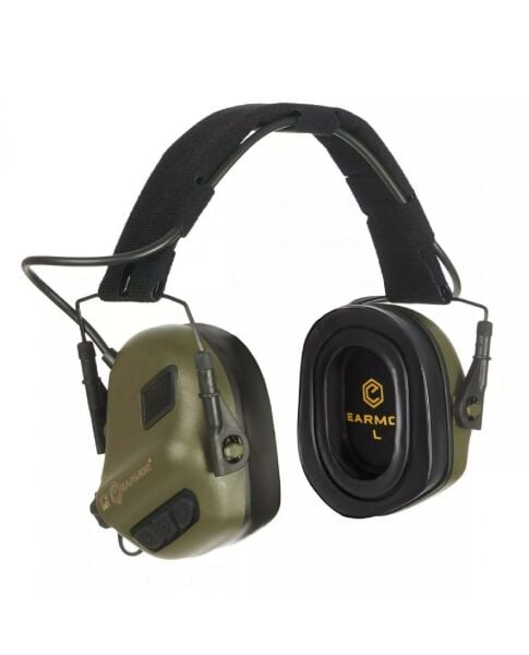 Opsmen Earmor M31 PLUS Elektronik Atış Kulaklığı Kulak Koruma (Foliage Green) Yeşil