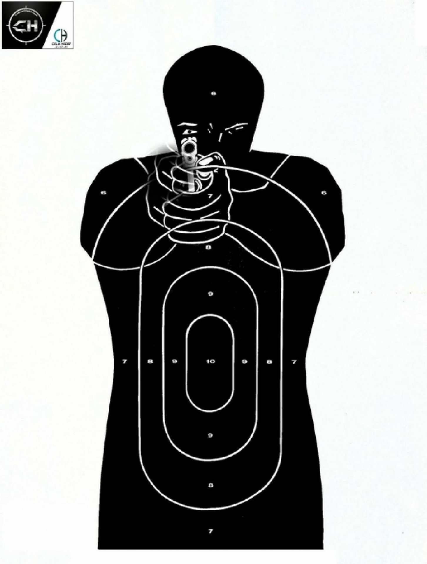 Kağıt Hedef Çeşitleri-Tek Renk 250 Adet 50x50cm MODEL-34