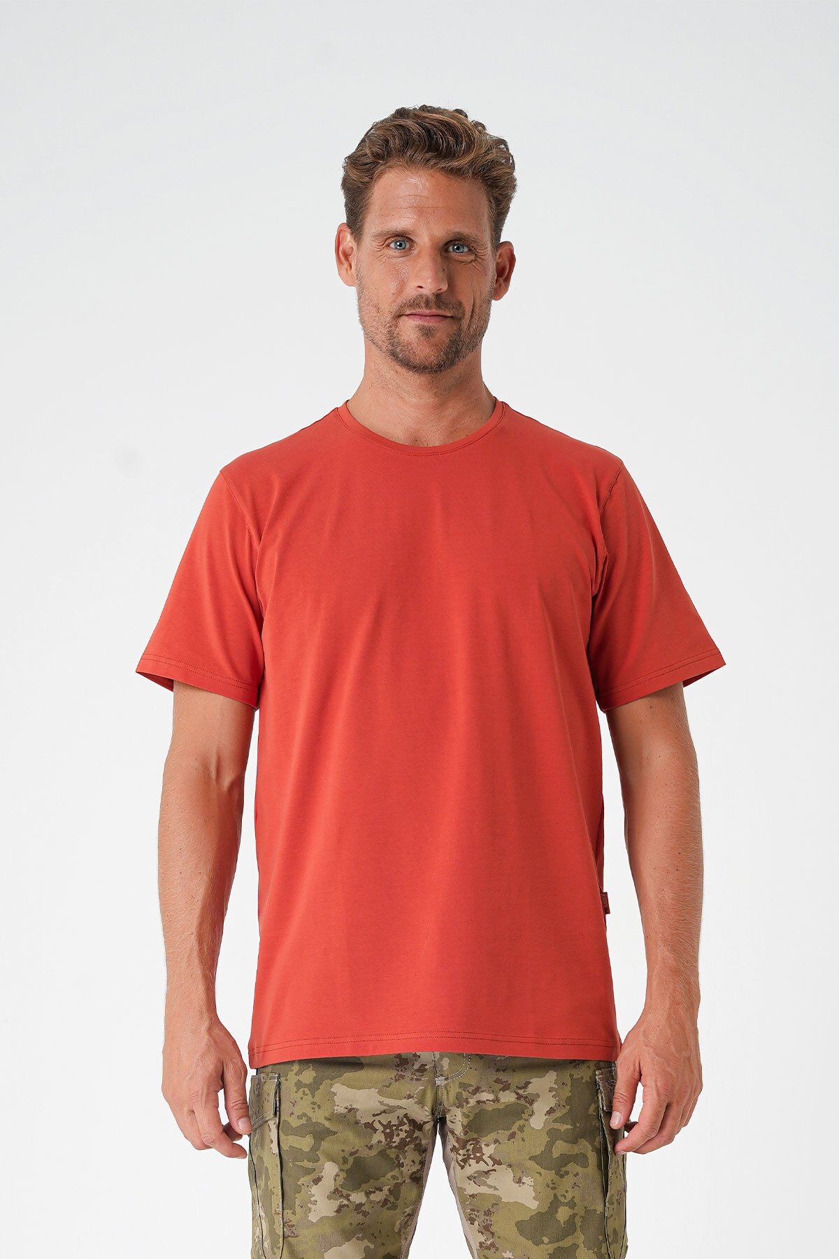 Casual Neo Organic T-shirt  - P-000289 Casual Neo Organic T-shirt  - P-000289 TURUNCU M TURUNCU M
