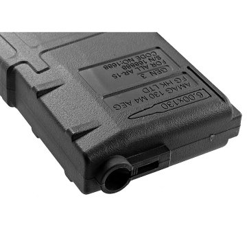 ARES M4 / M16 AEG TÜFEKLER İÇİN 130BB AMAG ŞARJÖR - SİYAH