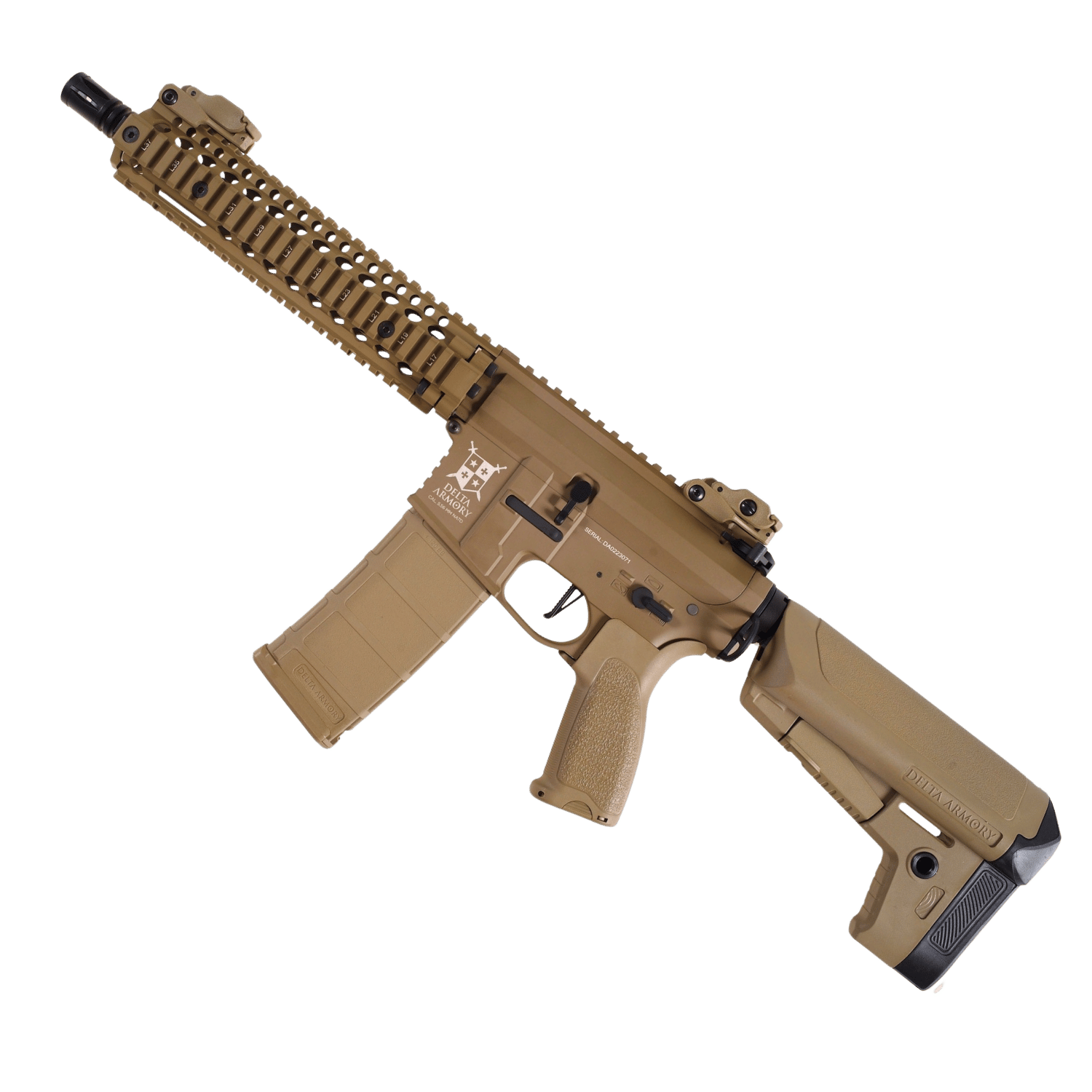 Delta Armory AR15 MK18 Alpha Full Metal FULL TAN Airsoft Tüfek DA-A07-FT