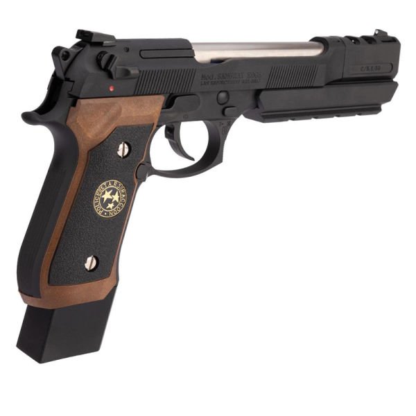 WE-TECH USA BİOHAZARD BARRY BURTON M92 KAHVE KABZA CUSTOM LİMİTED EDİTİON AİRSOFT TABANCA