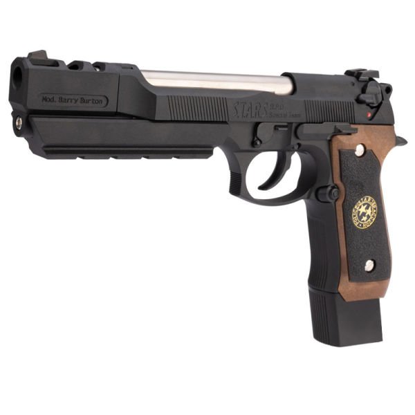 WE-TECH USA BİOHAZARD BARRY BURTON M92 KAHVE KABZA CUSTOM LİMİTED EDİTİON AİRSOFT TABANCA