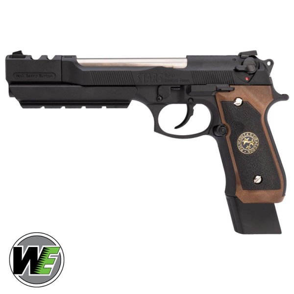 WE-TECH USA BİOHAZARD BARRY BURTON M92 KAHVE KABZA CUSTOM LİMİTED EDİTİON AİRSOFT TABANCA