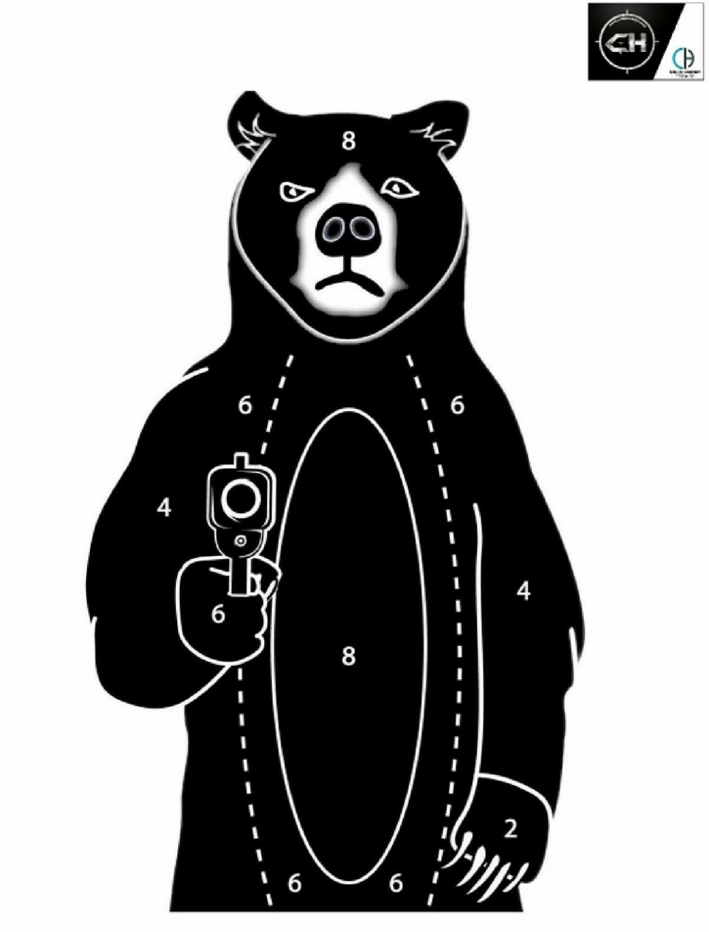 Kağıt Hedef Çeşitleri-Tek renk 250 Adet 50x70cm MODEL-16