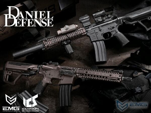 ICS EMG Daniel Defense Lisanslı DDMK18 Siyah AEG Airsoft Tüfek