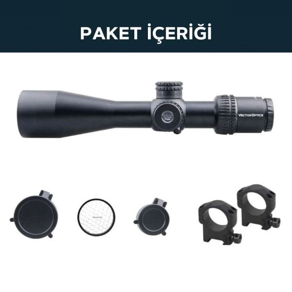 Vector Optics Veyron 4-16x44FFP Tüfek Dürbünü  SCFF-22