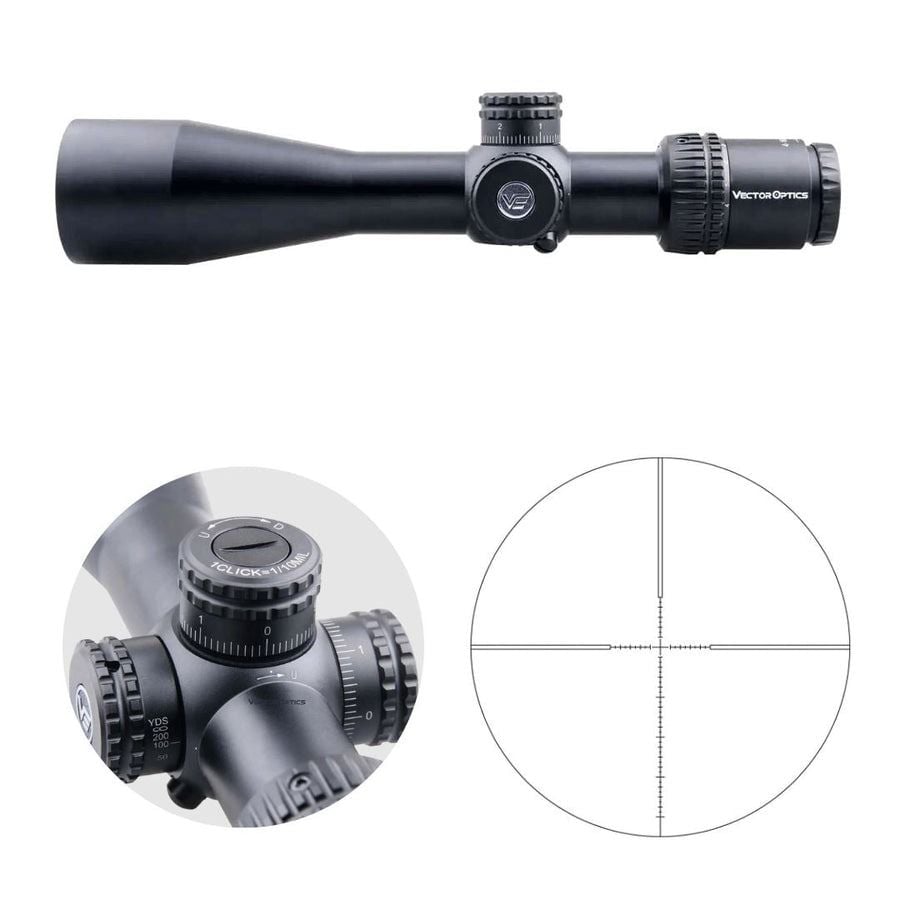 Vector Optics Veyron 4-16x44FFP Tüfek Dürbünü  SCFF-22