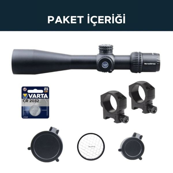Vector Optics Veyron 6-24x44FFP Tüfek Dürbünü SCFF-23