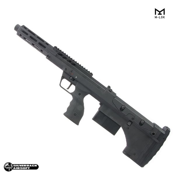 SILVERBACK SRS A2/M2 ''16inç Namlu'' Desert Tech Lisanslı SPORT Airsoft Sniper Tüfek - Siyah