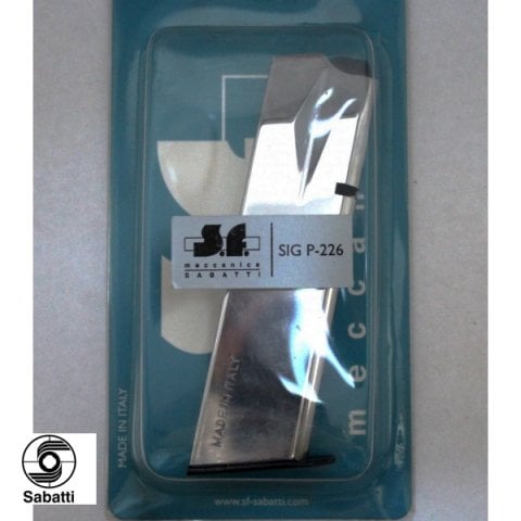 P226 Tabanca Şarjörü 15RD Krom - SABATTI