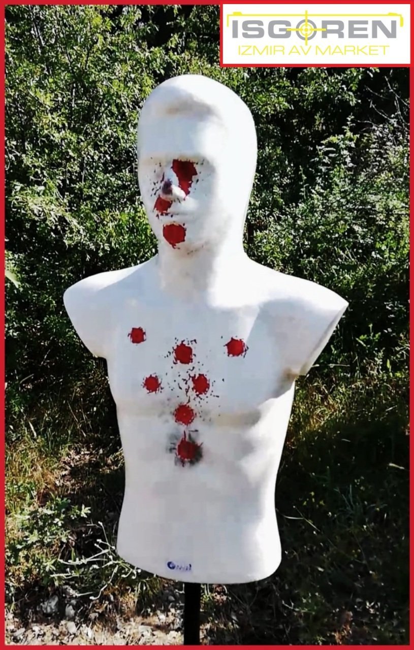 Blokaj - Rubber Target (3D Silüet Kauçuk Hedef - Kırmızı Tepki)