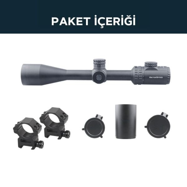 SCOL-32 Vector Optics Hugo 6-24x50GT SFP Tüfek Dürbünü
