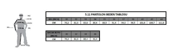 5.11 MULTICAM TDU PANTOLON