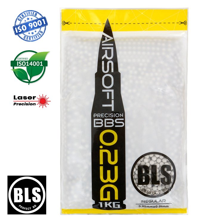 BLS PRECISION AIRSOFT BB 0.23G - 1KG - 4300Adet