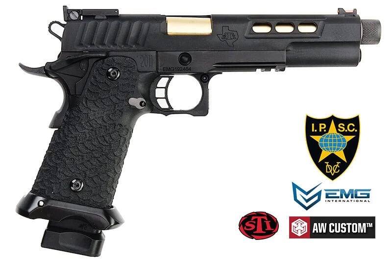 AW EMG STI INTERNATIONAL DVC 2011 3GUN GBB AIRSOFT IPSC TABANCASI