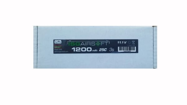 ISG 11.1V TEK PARCA MINISTICK T-PLUG 1200MAH 25C AİRSOFT LIPO PIL