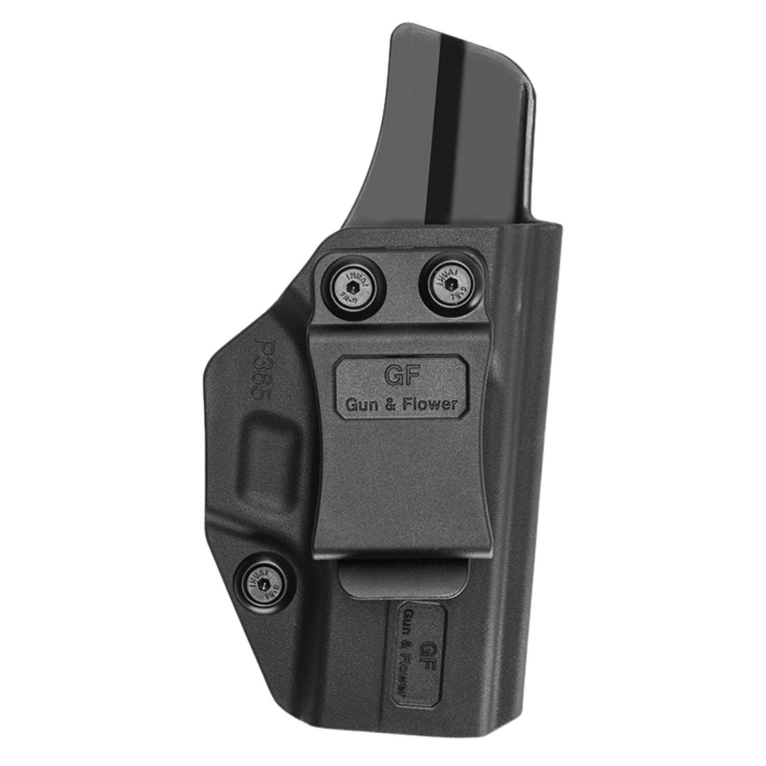 Gunflower Tactical IWB Polymer Holster P365/P365 XL/P365 SAS/P365X/P365.380 ACP/P365 ROSE.380 ACP Uyumlu - Sağ El, Siyah