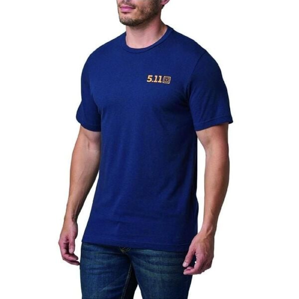 5.11 Overlander Sunset SS Tee Lacivert Tişört – Nemi Emici Dayanıklı