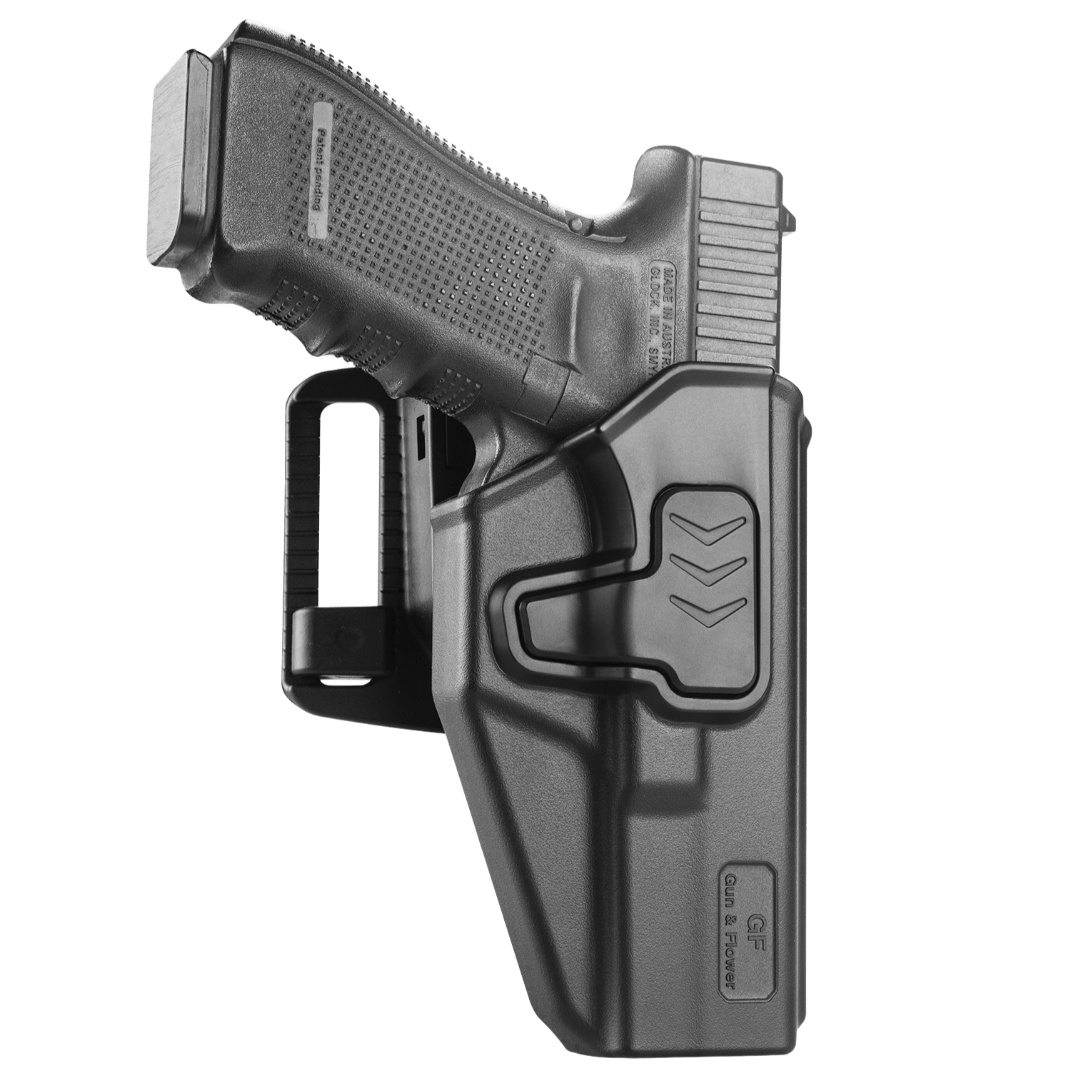 Gun&Flower OWB Holster Glock 17/22/31 Uyumlu - Sağ El , Siyah