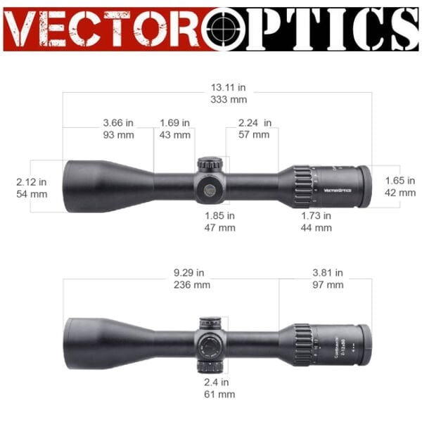 CONTINENTAL 2-12X50 HUNTING SFP TÜFEK DÜRBÜNÜ