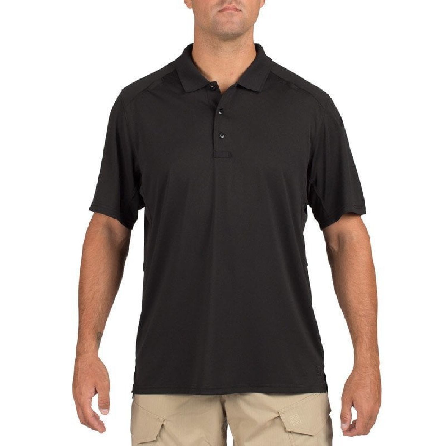 5.11 CHARCOAL S/S HELIOS POLO T-SHIRT S