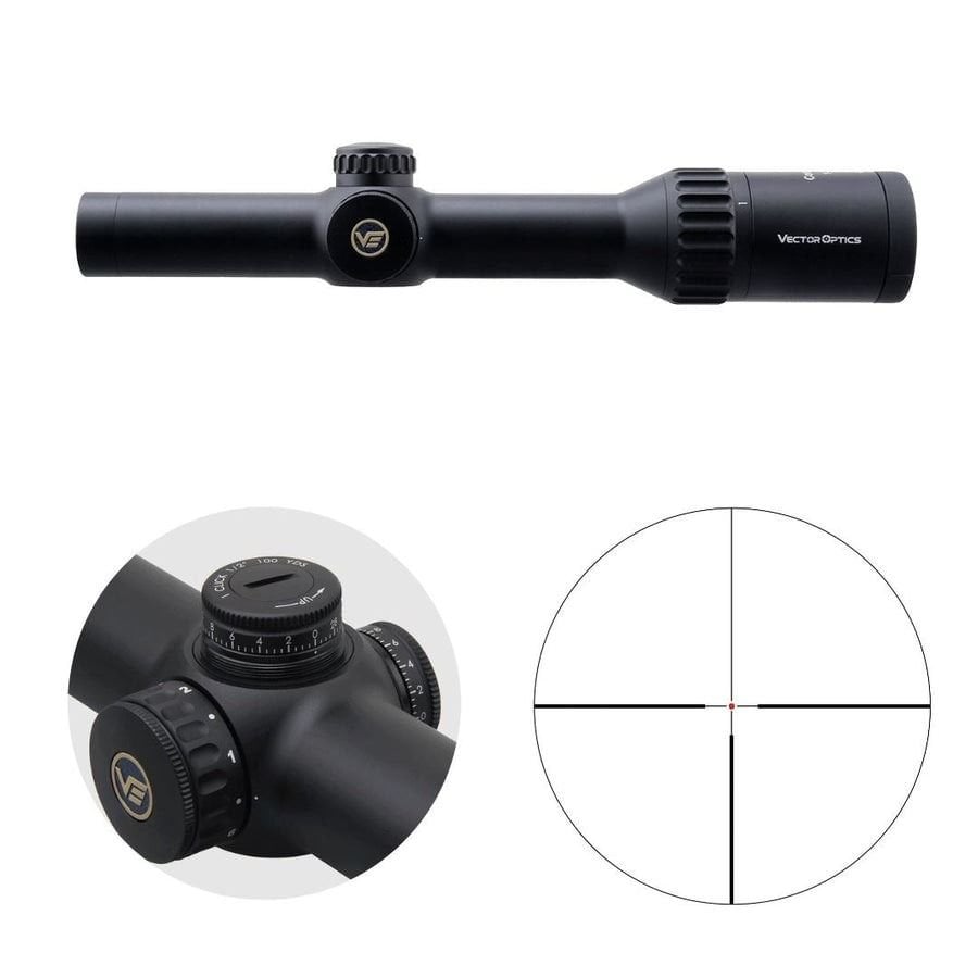 Continental x8 1-8x24 SFP Hunting ED Tüfek Dürbünü | VECTOR OPTICS