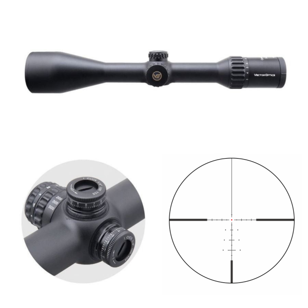 Continental x8 3-24x56 SFP Hunting ED Tüfek Dürbünü