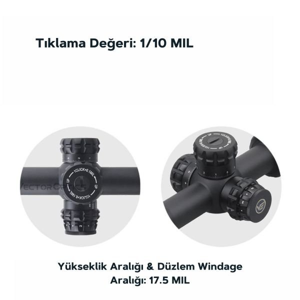 VECTOR OPTICS PARAGON 4-20X50 1'' TACTICAL SFP