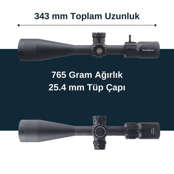 VECTOR OPTICS PARAGON 4-20X50 1'' TACTICAL SFP