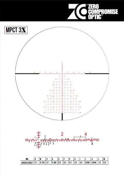 ZERO COMPROMISE OPTIC 2C527X56 10MIL MPCT3X NL FDE