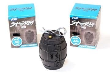ASG Storm Grenade Airsoft Oyun El Bombası 360 SİYAH