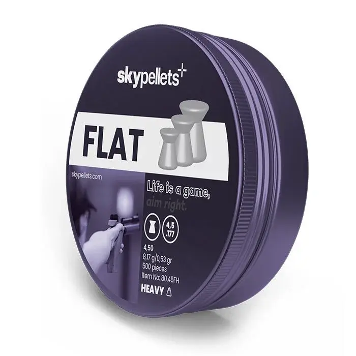SKYPELLETS Flat (Match) Heavy 4,5mm 8,17 Gr H. Saçma 500