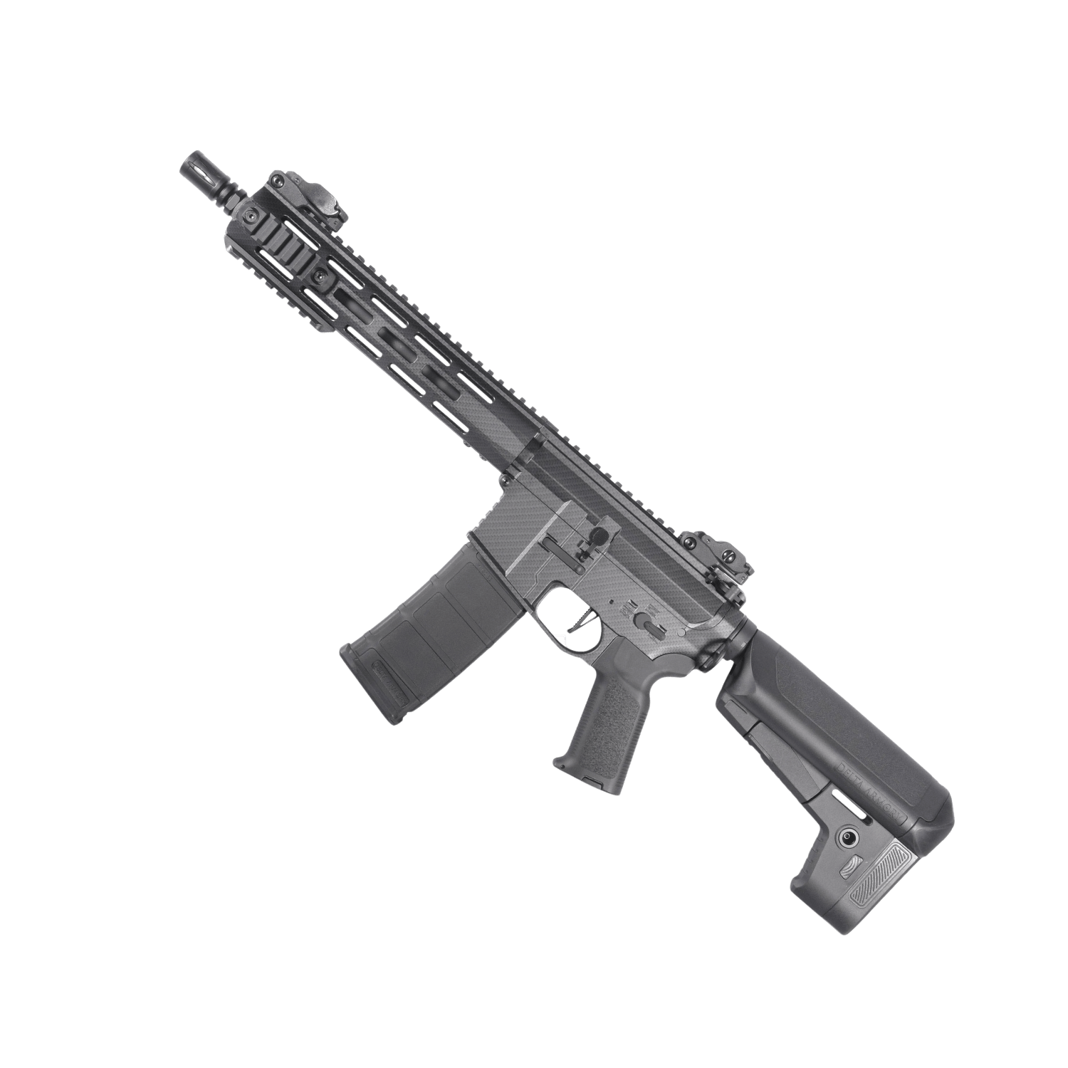 Delta Armory M4 AR15 M-LOK SilentOps 10'' Charlie CARBON Airsoft Tüfek SET