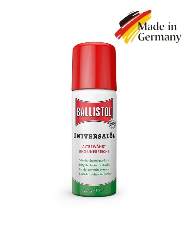 BALLISTOL Universal Çok Amaçlı Doğal Bakım Temizlik Sprey Yağı 50 ml.