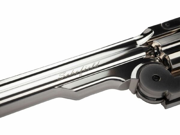 ASG Schofield 4.5mm Toplu Pellet Havalı Tabanca SILVER Beyaz Kabzalı