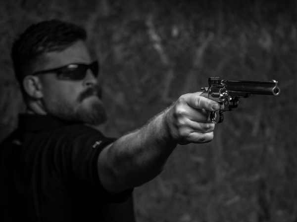 ASG Schofield 4.5mm Toplu Pellet Havalı Tabanca SILVER Beyaz Kabzalı