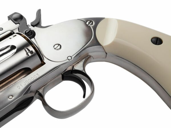 ASG Schofield 4.5mm Toplu Pellet Havalı Tabanca SILVER Beyaz Kabzalı