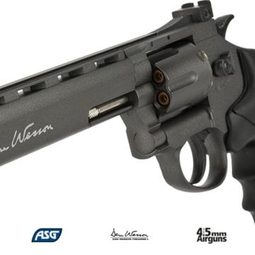 ASG DAN WESSON 8 GRI TOPLU HAVALI TABANCA REVOLVER 4.5mm 16183