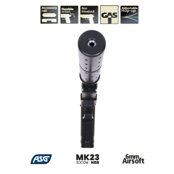 ASG MK23 Silent Susturuculu NBB Airsoft Tabanca