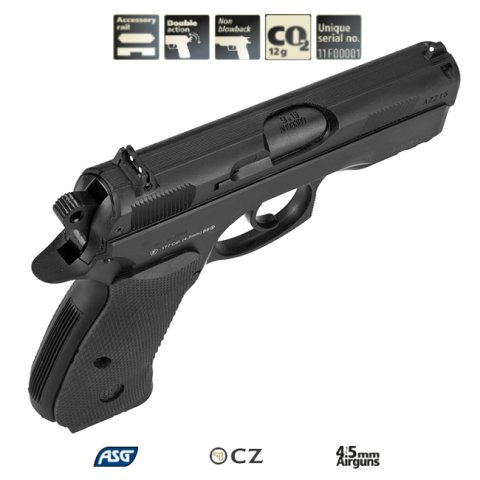 ASG CZ75 D COMPACT SİYAH HAVALI TABANCA 16086