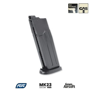 ASG MK23 Airsoft Tabanca GAS YEDEK ŞARJÖR 14765