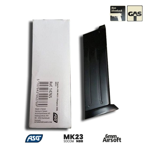 ASG MK23 Airsoft Tabanca GAS YEDEK ŞARJÖR 14765