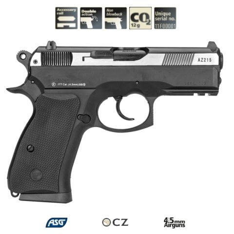 ASG CZ75 D COMPACT ÇİFT RENK HAVALI TABANCA 16200