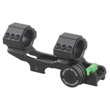 Tek Parça Terazili AÇI ÖLÇERLİ Dürbün Ayağı 30mm/25.4mm SCACD-14