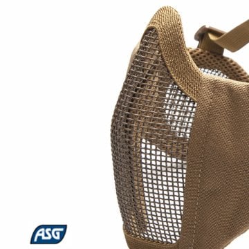 ASG Kulak Ağız Korumalı Airsoft Maske TAN Çöl rengi - 19234