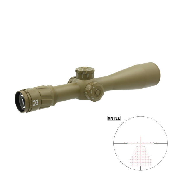 ZERO COMPROMISE OPTIC ZC527 5-27x56 MPCT3X FFP - FDE