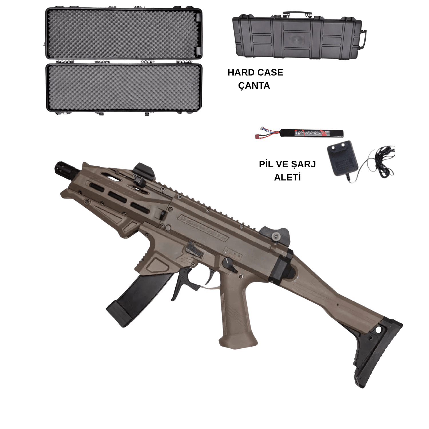 ASG CZ EVO ATEK ÖZEL SET AIRSOFT TÜFEK ÇÖL