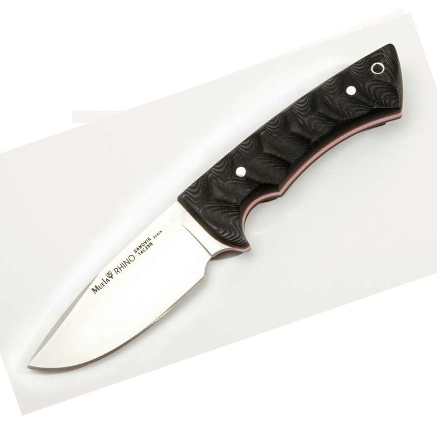 Muela RHINO-10SV.M Rhino Serisi Siyah Micarta Bıçak